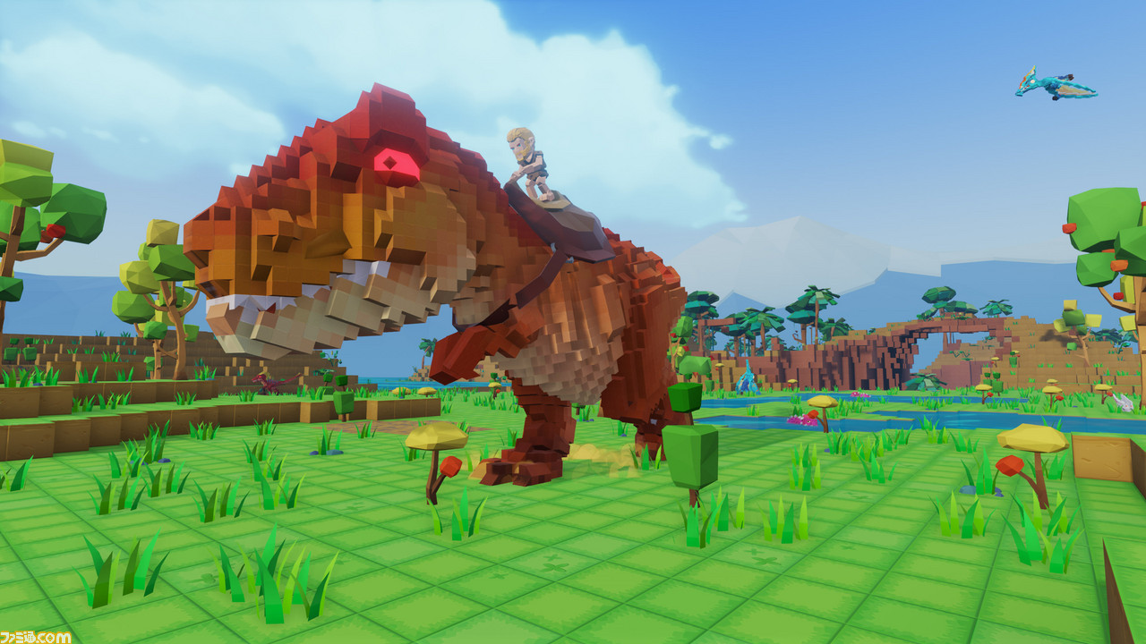 Ark スピンオフのボクセル型オープンワールド Pixark ピックスアーク がswitchとps4で19年夏に発売決定 先出し週刊ファミ通 ファミ通 Com