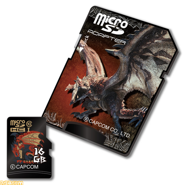 『モンスターハンター』をモチーフにしたmicroSDカード発売決定！ デザインはアイルー、紋章、ワールドの絵柄を使用した3種類_08