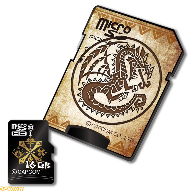 『モンスターハンター』をモチーフにしたmicroSDカード発売決定！ デザインはアイルー、紋章、ワールドの絵柄を使用した3種類_06