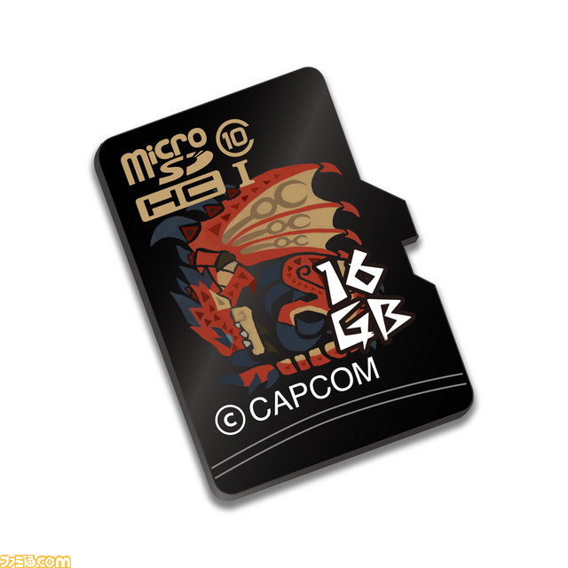 『モンスターハンター』をモチーフにしたmicroSDカード発売決定！ デザインはアイルー、紋章、ワールドの絵柄を使用した3種類_04
