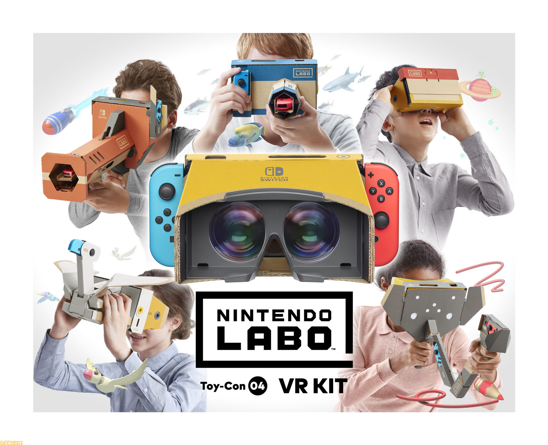 Nintendo SwitchでVR!! 『Nintendo Labo VR Kit』が4月12日発売。6種類のToyConでお手軽VRが