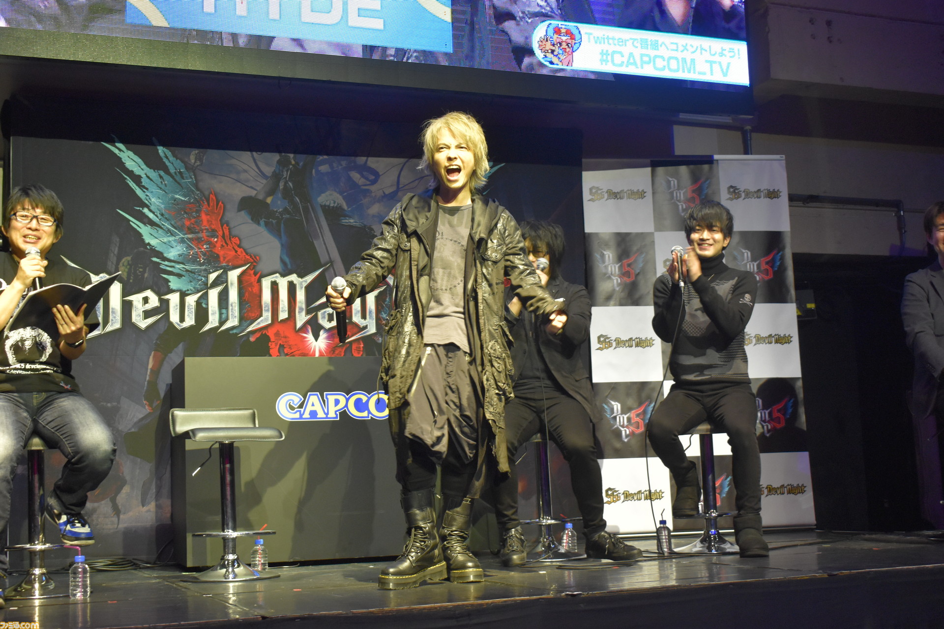 デビル メイ クライ 5 の発売を祝ってhydeさん 森川智之さん 石川界人さんも駆け付けた 発売前夜イベント Sss Devil Night をリポート ゲーム エンタメ最新情報のファミ通 Com