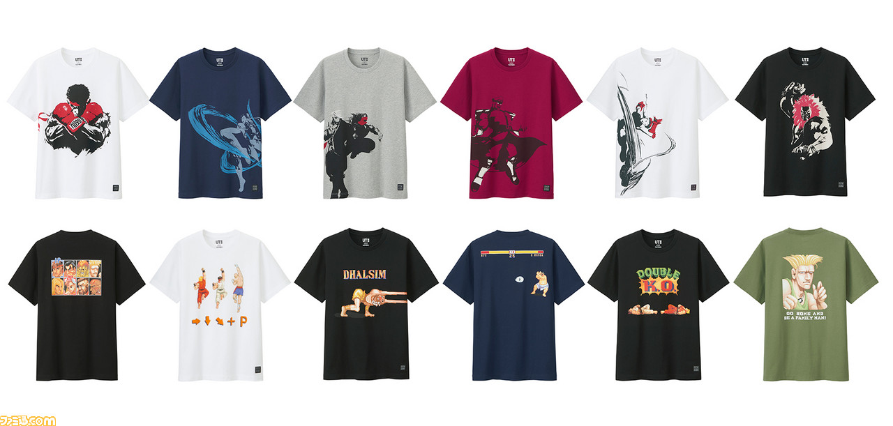 モンハン 15周年 ストリートファイター ユニクロ Ut コラボtシャツが4月15日に発売決定 ファミ通 Com