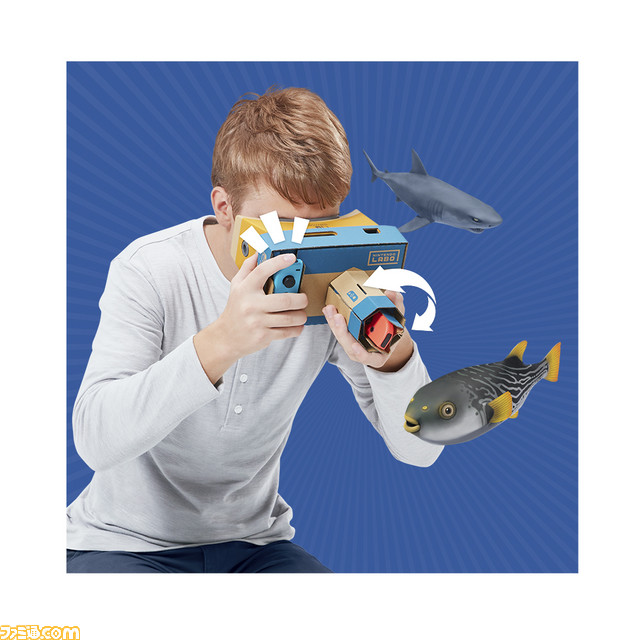 『Nintendo Labo: VR Kit』で遊べるゲームモードの紹介映像が公開。全64種類ものゲームが収録_04