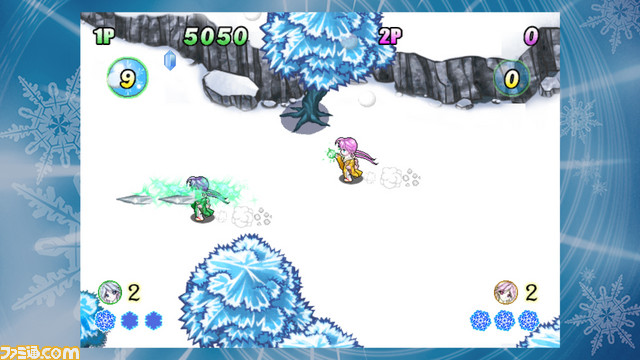 『雪ん娘大旋風』人気アクションシューティングがPS4で4月4日に配信開始、「昔気質のオリジナルより、少し親切設計になっています」_09