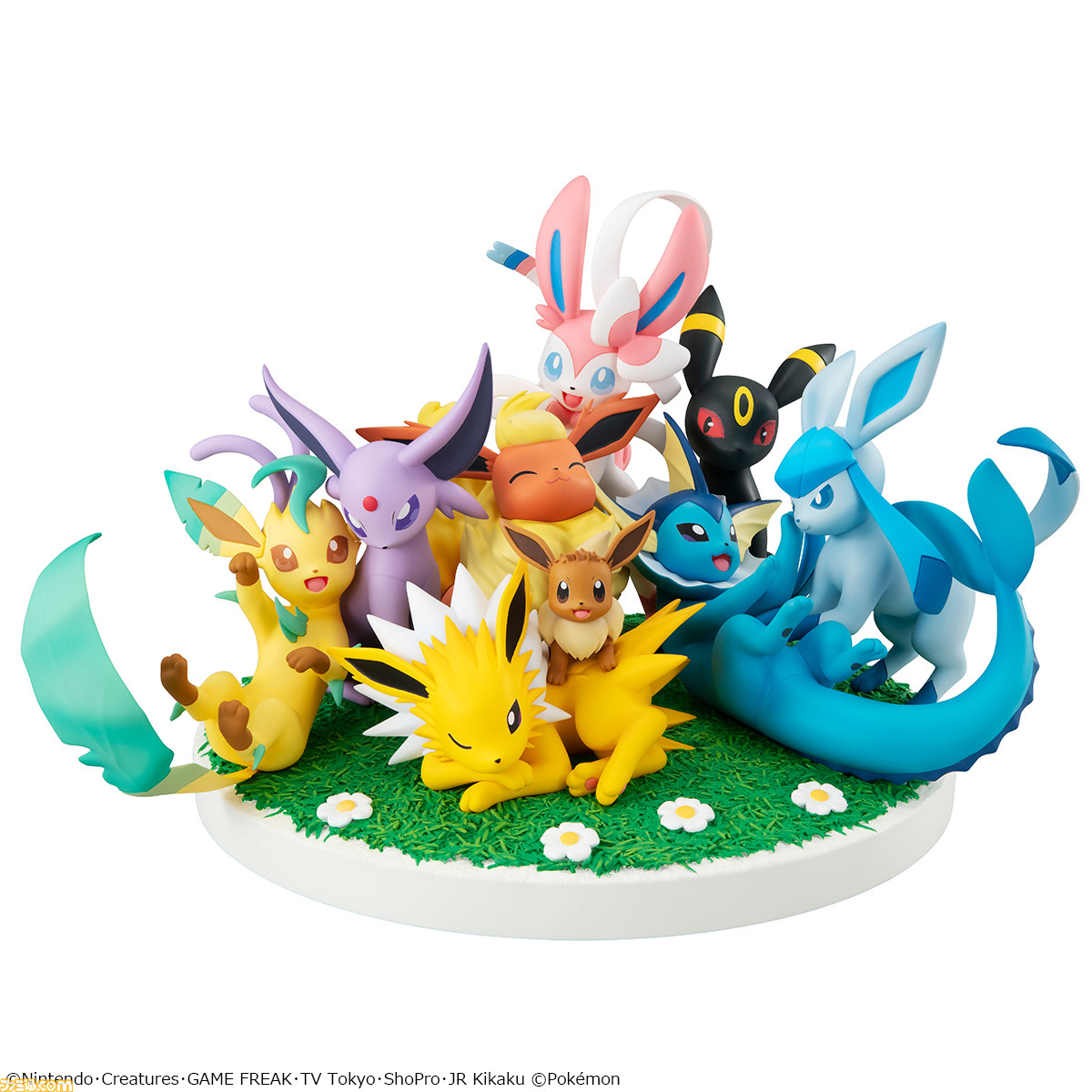 ポケットモンスター に登場するイーブイと進化形ポケモン8匹がフィギュア化 4月4日より予約開始 ファミ通 Com