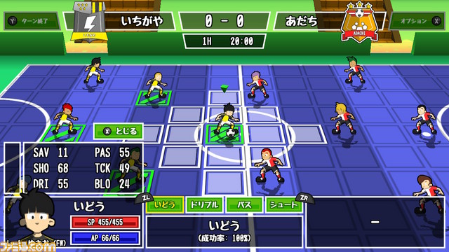 日本のなつかしいスポ根サッカー漫画の影響を受けたタクティカルRPGサッカーゲーム『がんばれ！スーパーストライカーズ』がTOKYO SANDBOXに出展決定_04