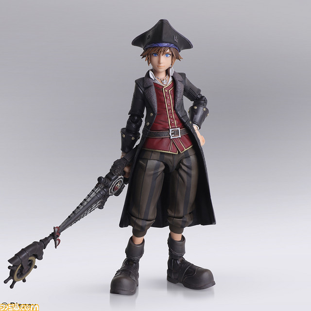 『KHIII』の“パイレーツ・オブ・カリビアンVer”のソラや『FFIX』のジタン&ガーネットがアクションフィギュアのブリングアーツにラインアップ_01