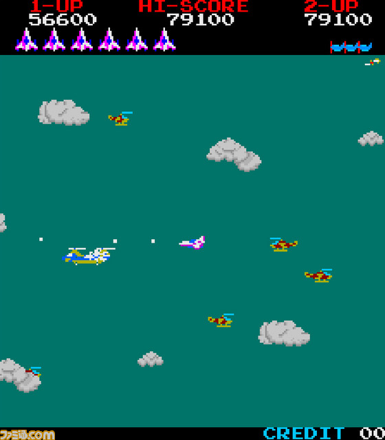 Switch『アーケードアーカイブス』シリーズにて、KONAMIアーケードタイトルが配信決定。『タイムパイロット』はSwitch、PS4にて4月11日より配信_04