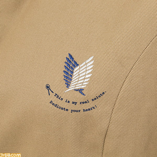 『進撃の巨人』エレン、リヴァイ、エルヴィンをイメージしたアウターやバックパック発売決定！ 購入すると描き下ろしイラストのブロマイドがプレゼント_10