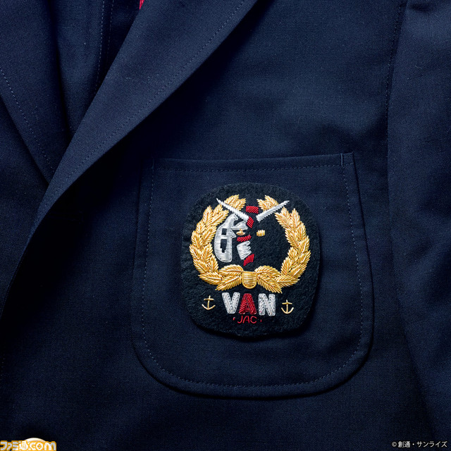 『ガンダム』とアイビーファッション“VAN”が初コラボ。ガンダムのエンブレム付きブレザーやチノパンなど全6アイテムを販売_15