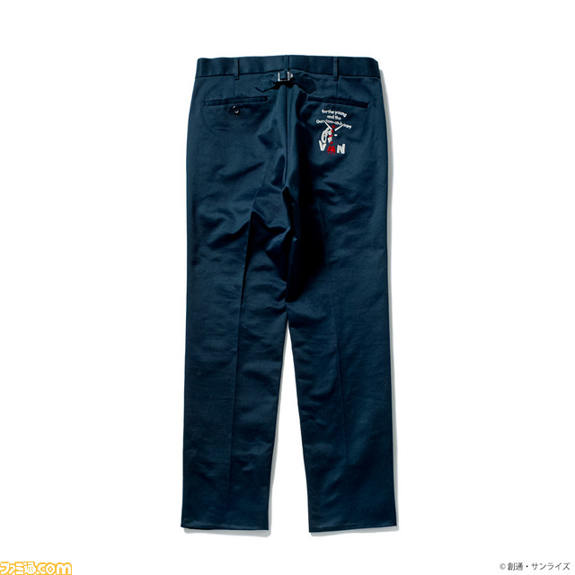 『ガンダム』とアイビーファッション“VAN”が初コラボ。ガンダムのエンブレム付きブレザーやチノパンなど全6アイテムを販売_05