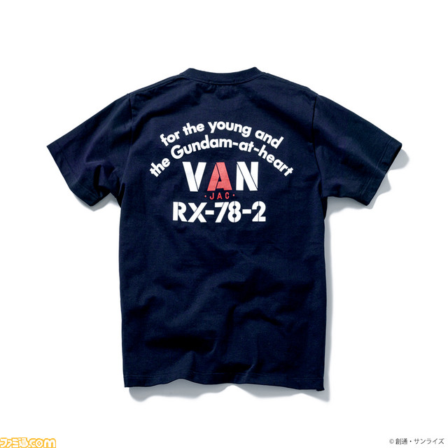 『ガンダム』とアイビーファッション“VAN”が初コラボ。ガンダムのエンブレム付きブレザーやチノパンなど全6アイテムを販売_07