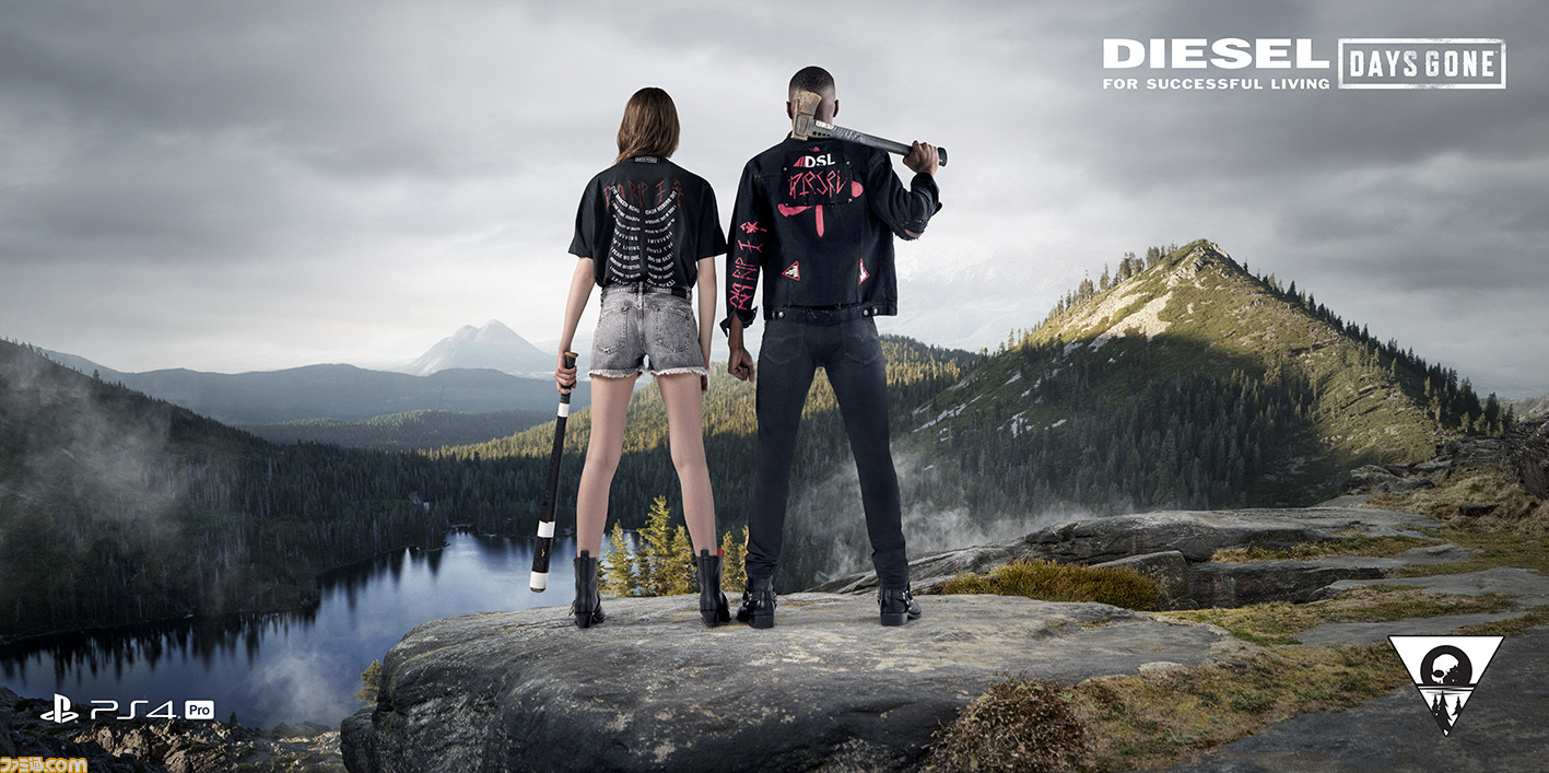 Days Gone アパレル Diesel がコラボ デニムジャケットやベスト Tシャツなど限定アイテムがカッコいい ファミ通 Com