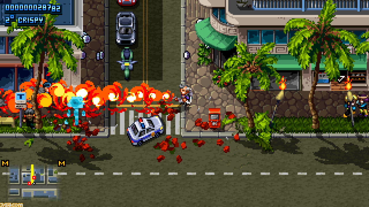 16ビットgta 的なドット絵オープンワールドアクション Shakedown Hawaii が5月7日に海外で配信開始 ファミ通 Com