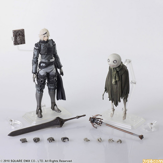 『ニーア レプリカント』ニーア&エミールのアクションフィギュア発売決定!白の書や両手剣など、付属品も充実_10