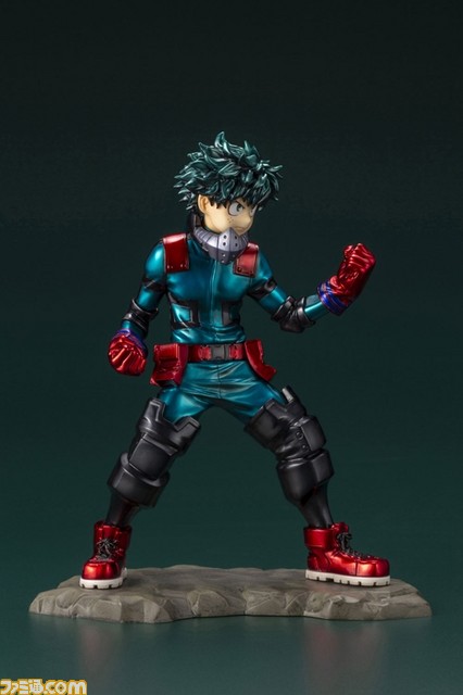『ヒロアカ』イベント“HERO FES.<ヒーローフェス>”開催を記念して、“ARTFX J 緑谷出久”の限定版フィギュアが登場。重厚感のあるメタリックカラー_07