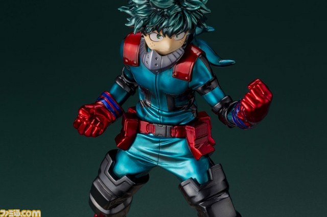 『ヒロアカ』イベント“HERO FES.<ヒーローフェス>”開催を記念して、“ARTFX J 緑谷出久”の限定版フィギュアが登場。重厚感のあるメタリックカラー_08