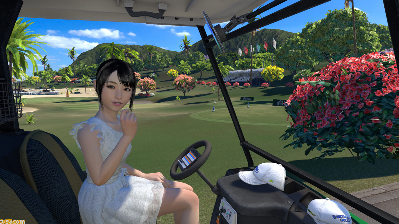 シリーズ初のvr作品 みんなのgolf Vr レビュー リアルなコースに立ち身体全体を使ってスイングする 空前のゴルフゲーム体験 ファミ通 Com