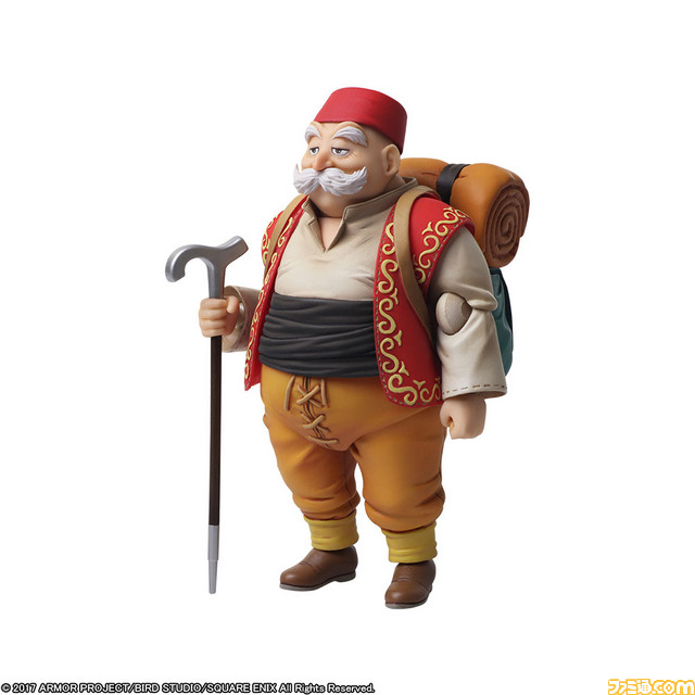 『DQ11』のシルビア&ロウが“BRING ARTS”シリーズに登場! ロウの杖やムフフ本など、パーツも豊富_02