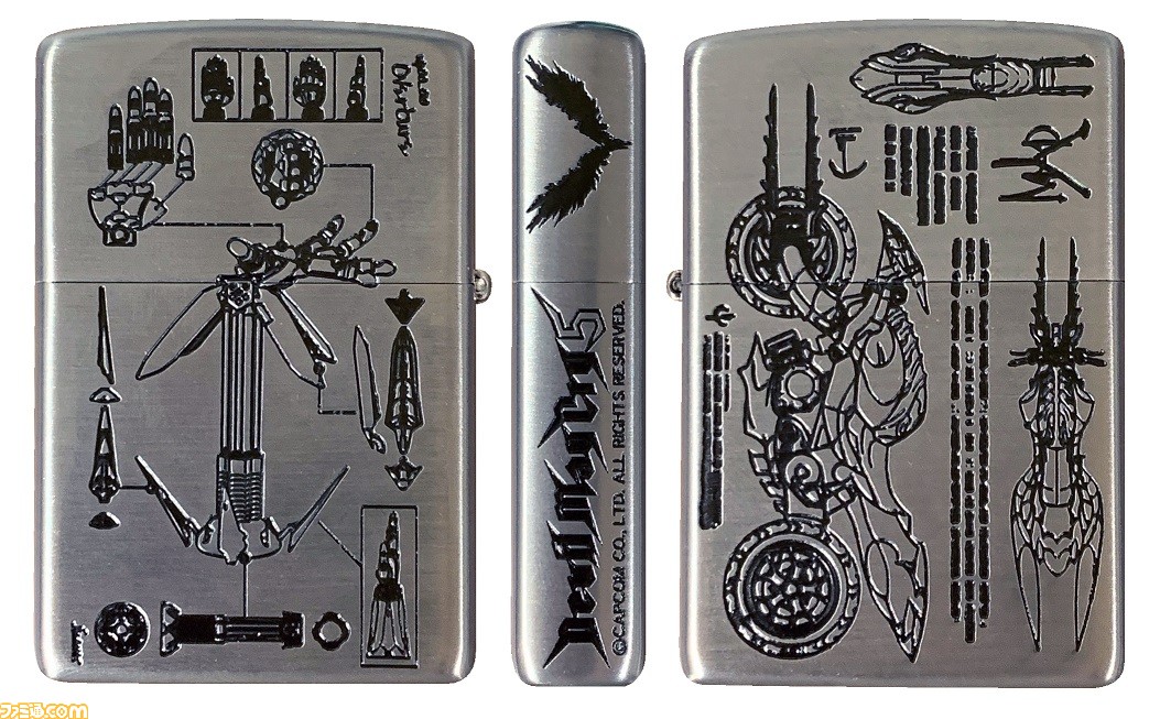 デビル メイ クライ 5』 をイメージしたZippoライターが発売。ネロの デビル メイ クライ 5』 をイメージしたZippoライターが発売。ネロの