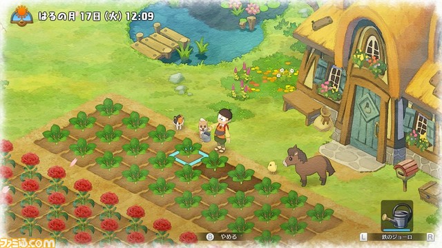 ドラえもん のび太の牧場物語 最新pvが公開 のび太の絵日記でシーゼンタウンでの生活を四季とともに紹介 ゲーム エンタメ最新情報のファミ通 Com