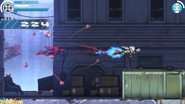 『ガンヴォルト』の番外編的作品『白き鋼鉄のX THE OUT OF GUNVOLT』がNintendo Switch、PS4、Steamで2019年9月26日にリリース決定_23