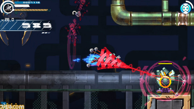 『ガンヴォルト』の番外編的作品『白き鋼鉄のX THE OUT OF GUNVOLT』がNintendo Switch、PS4、Steamで2019年9月26日にリリース決定_32