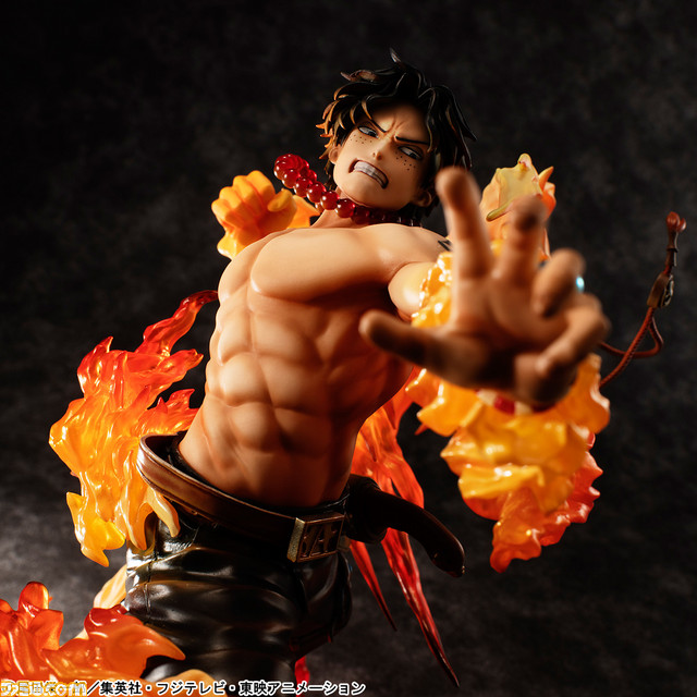 『ワンピース』“エース”が攻撃をくり出す瞬間をダイナミックな造形で立体化。炎の照り返しや、拳を振り上げる躍動感溢れる姿を忠実に再現_05