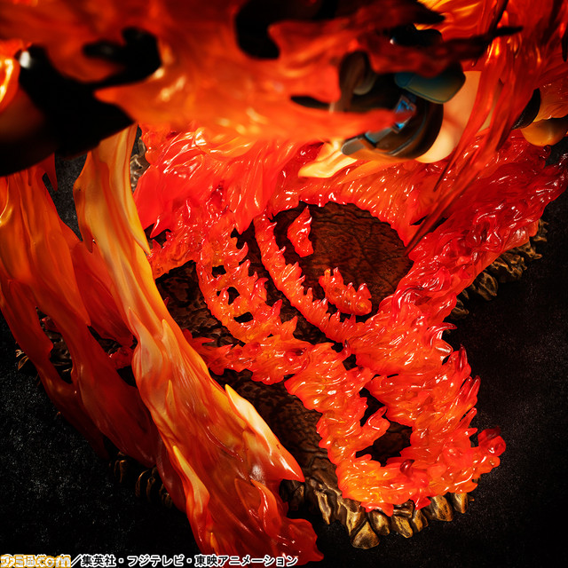 『ワンピース』“エース”が攻撃をくり出す瞬間をダイナミックな造形で立体化。炎の照り返しや、拳を振り上げる躍動感溢れる姿を忠実に再現_06
