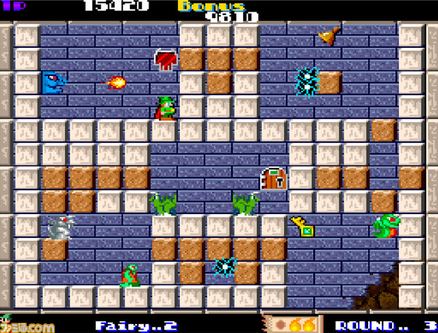 『アーケードアーカイブス ソロモンの鍵』がNintendo Switch向けに6月6日より配信決定!アクションパズルの名作が蘇る_03