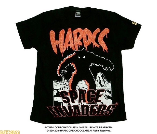 『スペース インベーダー』『たけしの挑戦状』など、タイトーの人気ゲームタイトルとTシャツブランド“ハードコアチョコレート”とのコラボTシャツが6月16日より販売_06