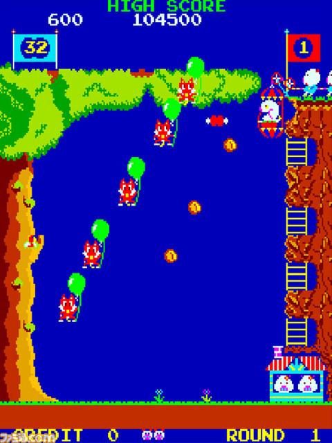 『アーケードアーカイブス プーヤン』を、2019年6月13日にSwitchとPS4向けに配信開始！1982年のシューティングゲーム_01