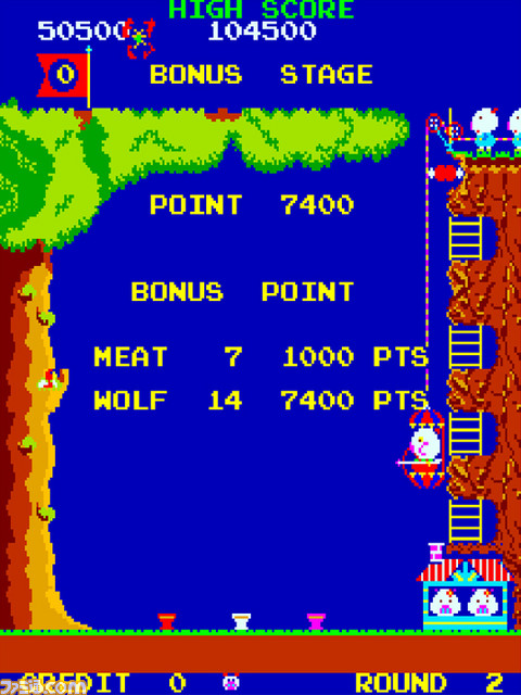 『アーケードアーカイブス プーヤン』を、2019年6月13日にSwitchとPS4向けに配信開始！1982年のシューティングゲーム_04