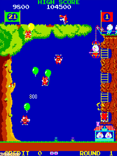 『アーケードアーカイブス プーヤン』を、2019年6月13日にSwitchとPS4向けに配信開始！1982年のシューティングゲーム_02