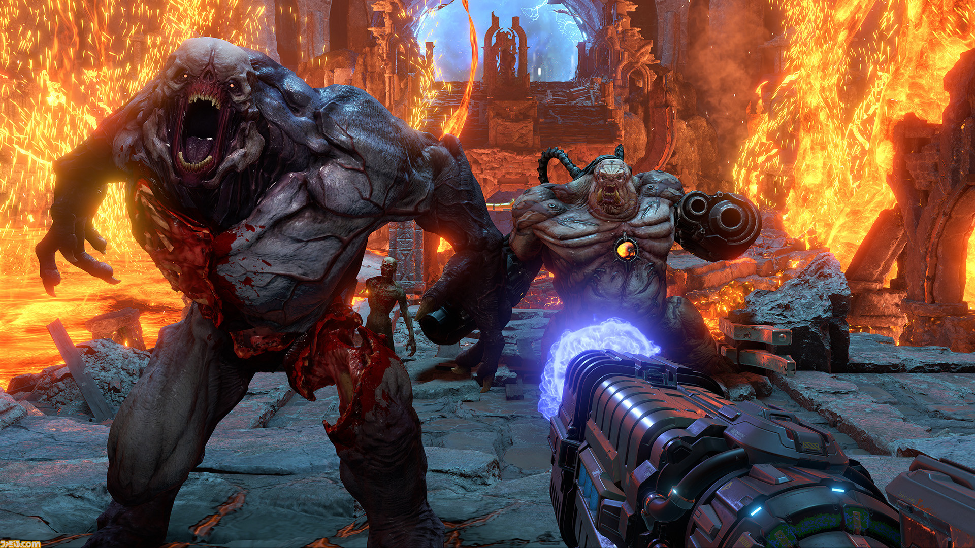 Fps Doom Eternal 開発インタビュー 楽しさ優先に振り切って プラットフォームアクション的な要素やダークソウル的侵入要素も導入 19 ファミ通 Com