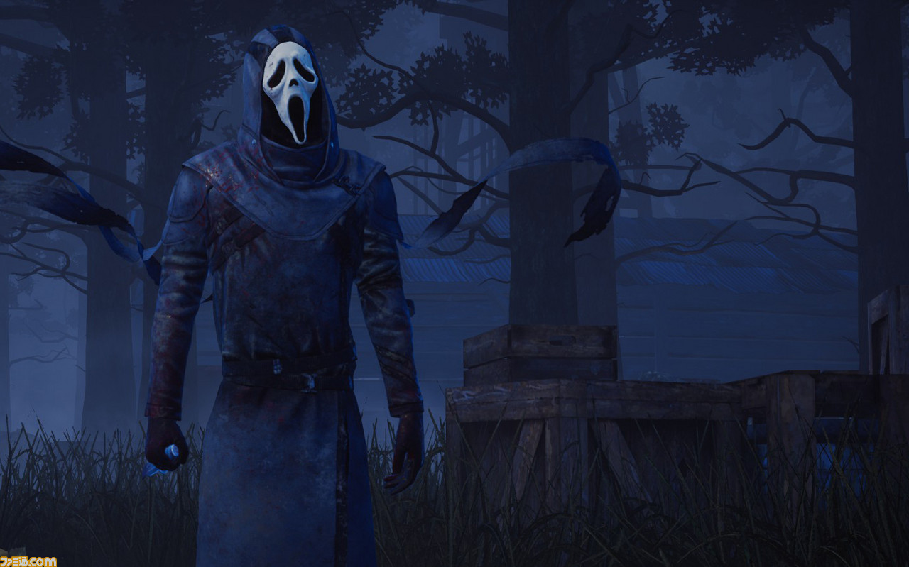 Dead By Daylight 追加コンテンツ ゴーストフェイス が配信開始 特殊能力 闇の包容 で気配を遮断しサバイバーをつけ狙う ファミ通 Com