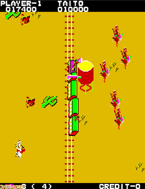 『アーケードアーカイブス ワイルドウエスタン』が、6月20日にSwitchとPS4向けに配信開始! ギャングを正義の銃弾で倒すアクションゲーム_05