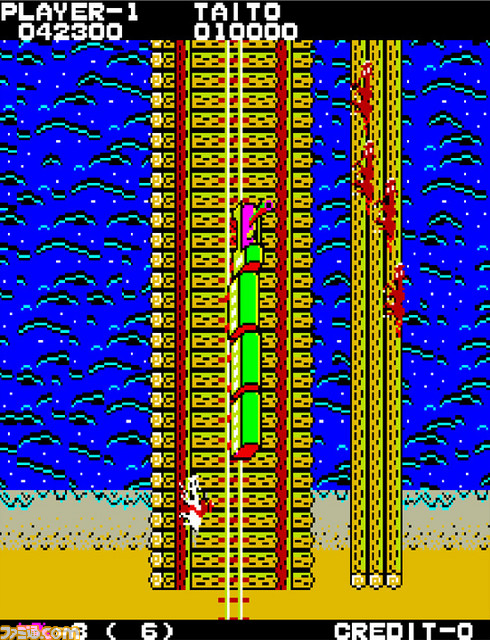 『アーケードアーカイブス ワイルドウエスタン』が、6月20日にSwitchとPS4向けに配信開始! ギャングを正義の銃弾で倒すアクションゲーム_06