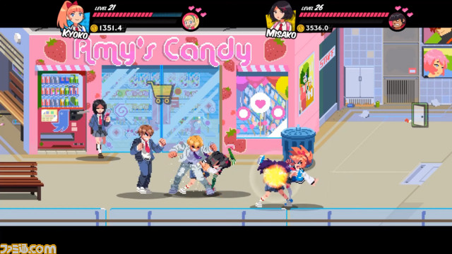 『熱血硬派くにおくん外伝 River City Girls』の海外発売日が9月5日に決定。きょうこ&みさこのヒロインコンビが拳で彼氏のピンチを救う!_02