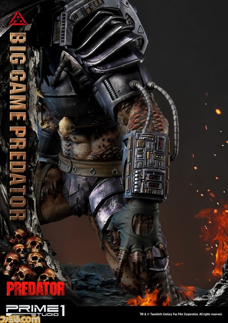 『PREDATOR BIG GAME』“プレデター”の圧倒的ディテールを誇る高級フィギュア(約13万円)! 生々しいペイントや髑髏で、凶悪さが際立つ仕上がりに_08