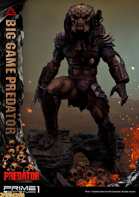 『PREDATOR BIG GAME』“プレデター”の圧倒的ディテールを誇る高級フィギュア(約13万円)! 生々しいペイントや髑髏で、凶悪さが際立つ仕上がりに_15