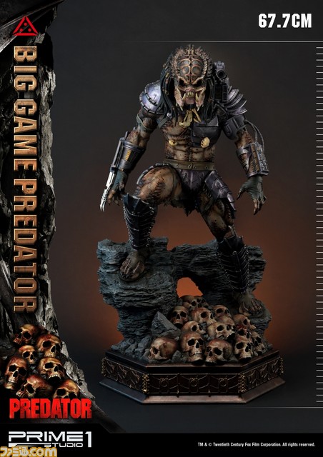 『PREDATOR BIG GAME』“プレデター”の圧倒的ディテールを誇る高級フィギュア(約13万円)! 生々しいペイントや髑髏で、凶悪さが際立つ仕上がりに_10