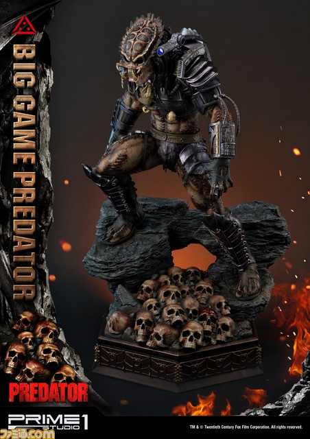『PREDATOR BIG GAME』“プレデター”の圧倒的ディテールを誇る高級フィギュア(約13万円)! 生々しいペイントや髑髏で、凶悪さが際立つ仕上がりに_18