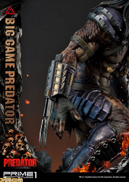 『PREDATOR BIG GAME』“プレデター”の圧倒的ディテールを誇る高級フィギュア(約13万円)! 生々しいペイントや髑髏で、凶悪さが際立つ仕上がりに_07