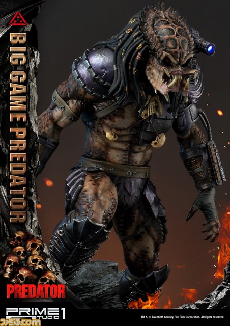 『PREDATOR BIG GAME』“プレデター”の圧倒的ディテールを誇る高級フィギュア(約13万円)! 生々しいペイントや髑髏で、凶悪さが際立つ仕上がりに_02