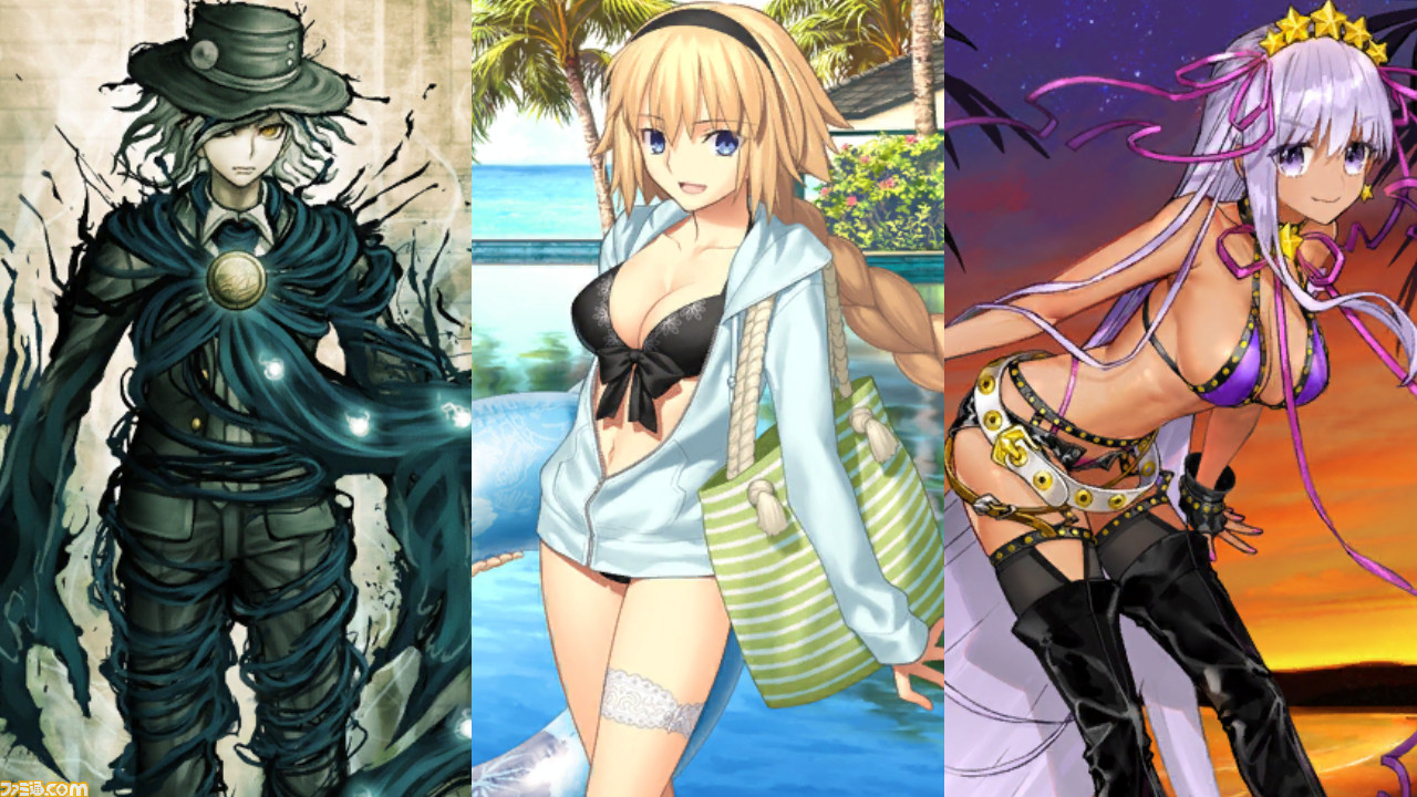 巌窟王 水着 クリアカード FGO 最終再臨展 編成画面風カード 巌窟王3種 水着エドモン