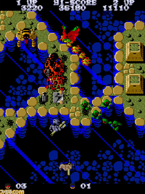 『 アーケードアーカイブス 怒号層圏 』が8月1日より配信開始。異次元からの帰還を目指す、SNK開発のアクションゲーム_05