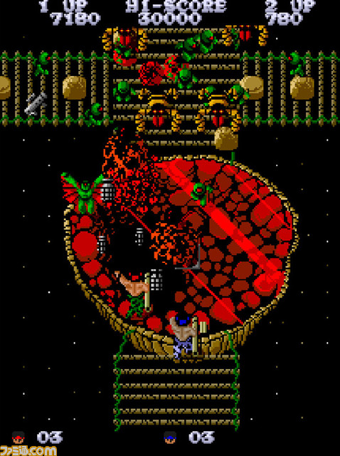 『 アーケードアーカイブス 怒号層圏 』が8月1日より配信開始。異次元からの帰還を目指す、SNK開発のアクションゲーム_02