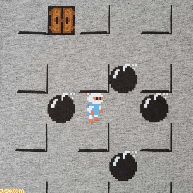 ユニクロ『ロックマン』、『ソニック』、『パックマン』などをモチーフにしたTシャツ“ザ ゲームクラシックピクセルズ”を9月23日から販売スタート_18